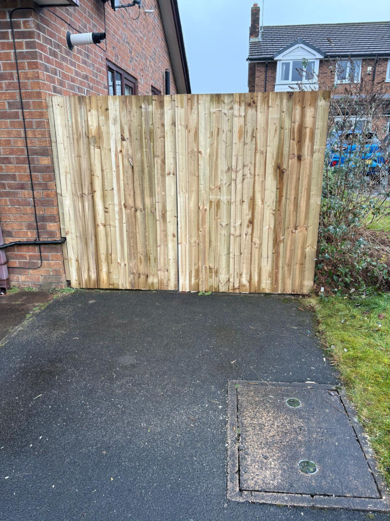 New fence installed